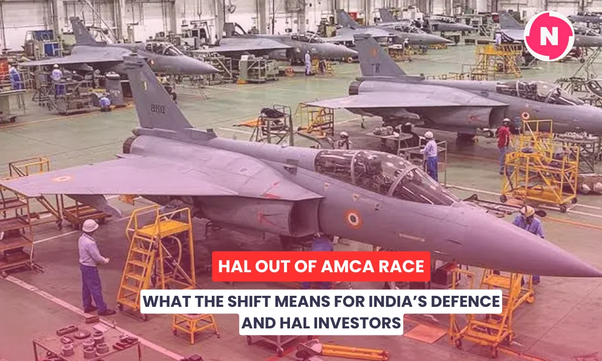 HAL OUT OF AMCA RACE: WHAT THE SHIFT MEANS FOR INDIA’S DEFENCE AND HAL INVESTORS