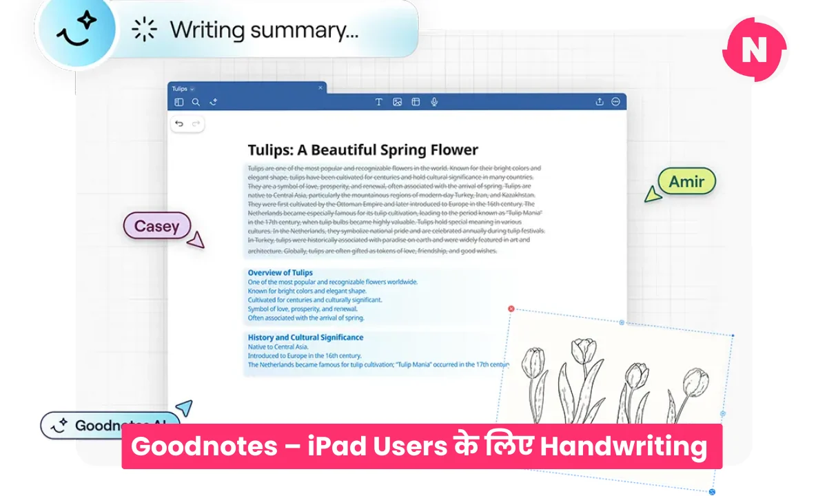 Goodnotes – iPad Users के लिए Handwriting + AI का बेस्ट कॉम्बिनेशन